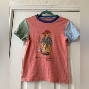 Polo by Ralph Lauren Kids' Colorblock Bear T-Shirt